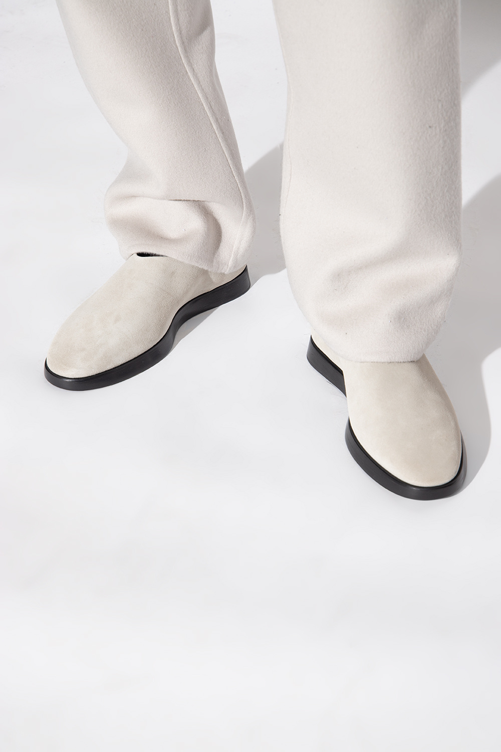 Grey ‘The Eternal’ leather shoes Fear Of God Vitkac GB